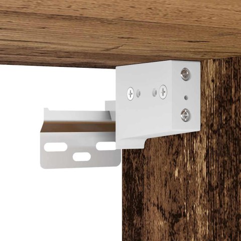 Szafka wisząca z szybą, stare drewno, 40x29,5x60 cm Lumarko! Lumarko!