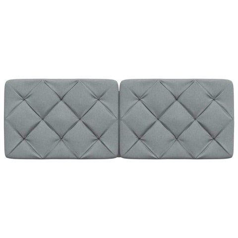 Poduszka na wezgłowie, jasnoszara, 140 cm, tkanina Lumarko! Lumarko!