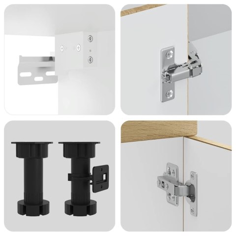  Zestaw szafek kuchennych, Kalmar, 11-częściowy, dąb sonoma Lumarko! Lumarko!