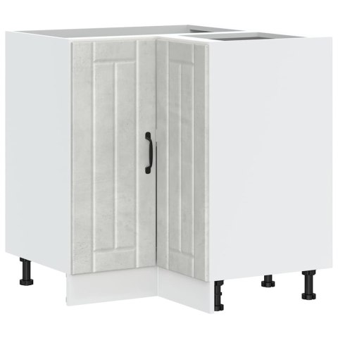 Narożna szafka kuchenna dolna Betonowa szarość Drewno klejone Lumarko! Lumarko!