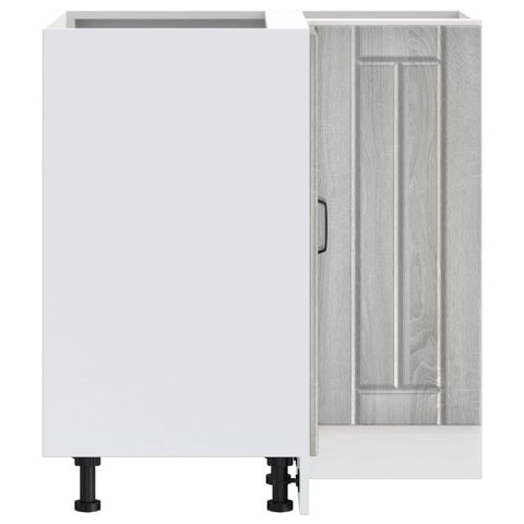  Narożna szafka kuchenna dolna Lucca Szary Sonoma Drewno klejone Lumarko! Lumarko!