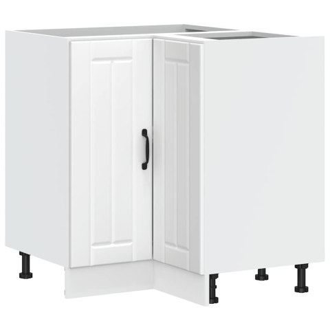  Narożna szafka kuchenna dolna Lucca z białego drewna klejonego Lumarko! Lumarko!