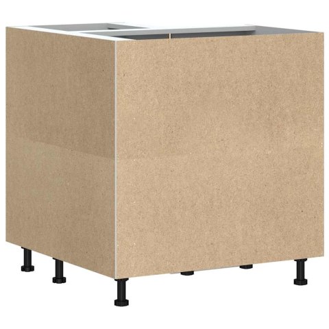  Narożna szafka kuchenna dolna Lucca z białego drewna klejonego Lumarko! Lumarko!