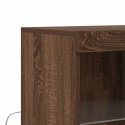 Szafka, brązowy dąb, 81x37x100 cm, materiał drewnopochodny Lumarko! Lumarko!