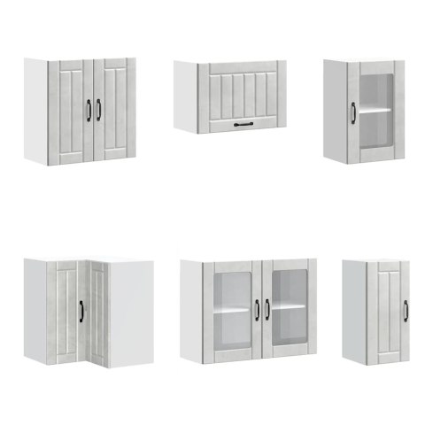  Zestaw szafek kuchennych, Lucca, 11-częściowy, szarość betonu Lumarko! Lumarko!