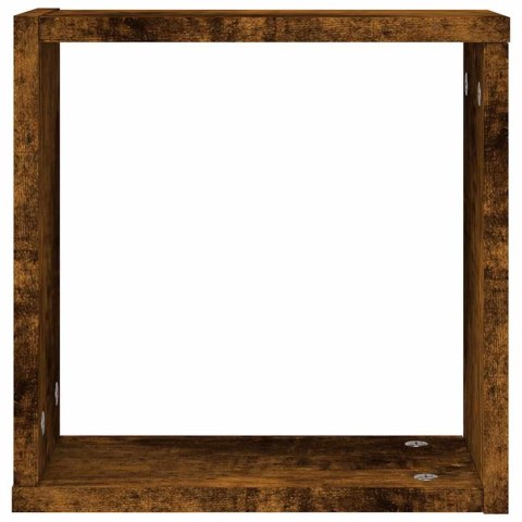 Półki ścienne Cube 6 szt. Dąb wędzony 30x15x30 cm Lumarko! Lumarko!