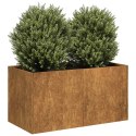 Doniczka Rusty 80x40x40 cm Stal nierdzewna Lumarko! Lumarko!