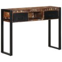 Konsola Stolik Wielokolorowy 100x35x75 cm Drewno lite odzyskane Lumarko! Lumarko!