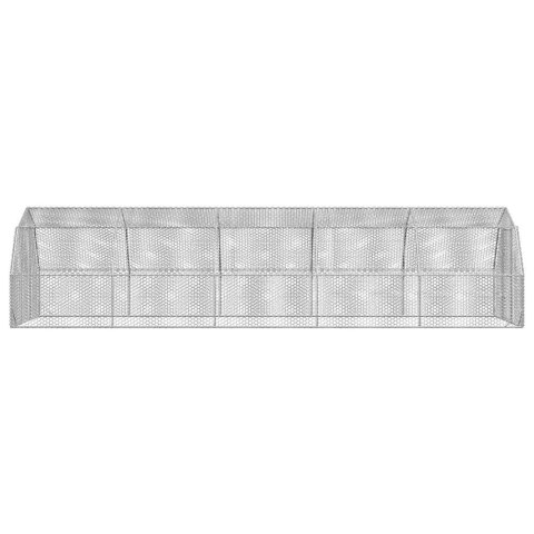 Kurnik dla kur 2,5x10x2,25 m Stal ocynkowana Lumarko! Lumarko!