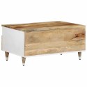 Stolik kawowy, 80x54x40 cm, lite drewno mango Lumarko! Lumarko!