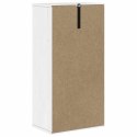  Szafka boczna "ODDA" Biała 40x24x79 cm Drewno lite Sosna Lumarko! Lumarko!