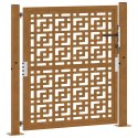  Brama ogrodowa 105x105 cm Stal nierdzewna Krzyż wzór Lumarko! Lumarko!