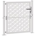  Brama ogrodowa 105x105 cm Stal nierdzewna Krzyż wzór Lumarko! Lumarko!