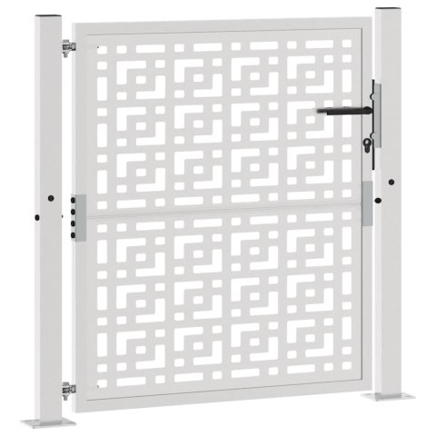  Brama ogrodowa 105x105 cm Stal nierdzewna Krzyż wzór Lumarko! Lumarko!