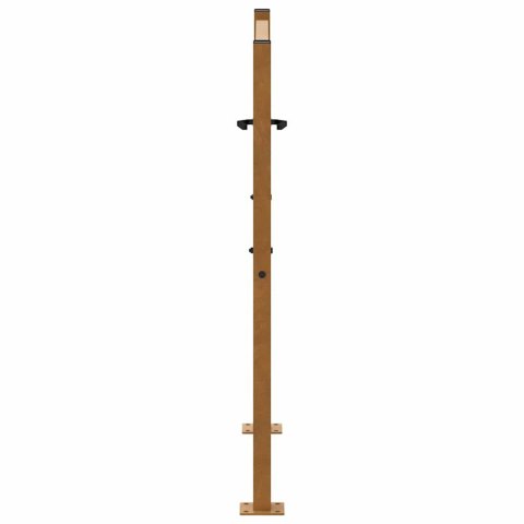  Brama ogrodowa 105x105 cm Stal nierdzewna Krzyż wzór Lumarko! Lumarko!