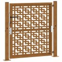  Brama ogrodowa 105x105 cm Stal nierdzewna Krzyż wzór Lumarko! Lumarko!