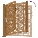  Brama ogrodowa 105x105 cm Stal nierdzewna Krzyż wzór Lumarko! Lumarko!