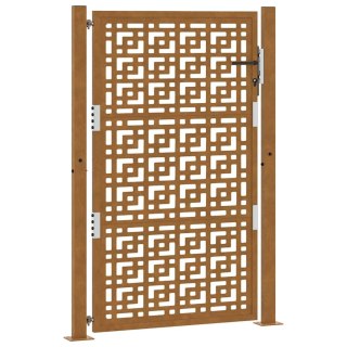  Brama ogrodowa 105x155 cm Stal nierdzewna Krzyż wzór Lumarko! Lumarko!