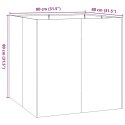  Doniczka Rusty 80x80x80 cm Stal nierdzewna Lumarko! Lumarko!