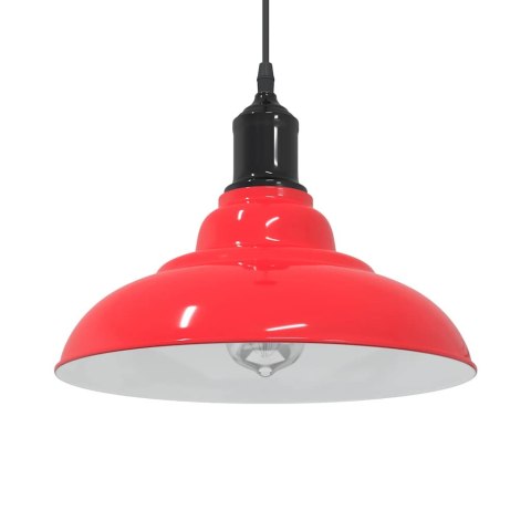  Lampa wisząca z regulacją wysokości E27 połysk czerwony metal Lumarko! Lumarko!