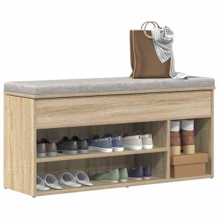  Ławka na buty dąb sonoma 102x30,5x45 cm materiał drewnopochodny Lumarko! Lumarko!