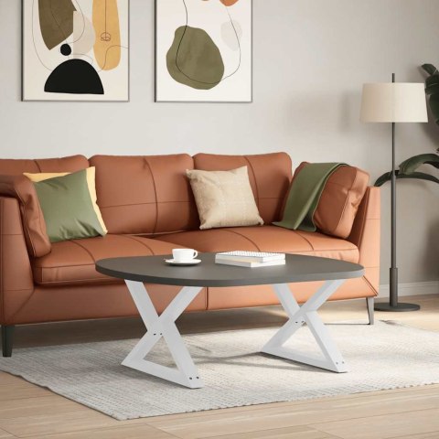  Nogi do stolika kawowego 2 szt. Białe 70x(42-43,3) cm Stal Lumarko! Lumarko!