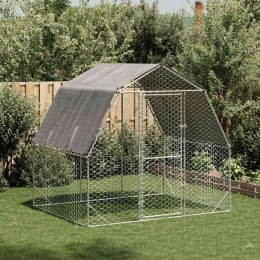 Kurnik z dachem, 2,5x2x2,25 m, stal Lumarko! Lumarko!
