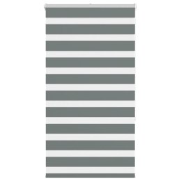  Roleta zebra, ciemnoszara, szerokość tkaniny 75,9 cm, poliester Lumarko! Lumarko!