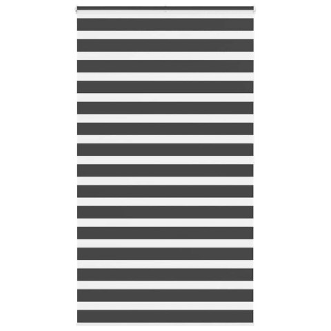  Roleta zebra, czarna, szerokość tkaniny 130,9 cm, poliester Lumarko! Lumarko!