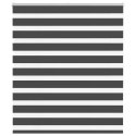  Roleta zebra, czarna, szerokość tkaniny 130,9cm, poliester Lumarko! Lumarko!