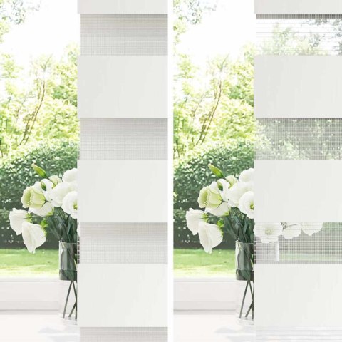  Roleta zebra, czarna, szerokość tkaniny 130,9cm, poliester Lumarko! Lumarko!