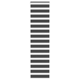  Roleta zebra, czarna, szerokość tkaniny 60,9 cm, poliester Lumarko! Lumarko!