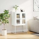 Komoda biała 68x39x107 cm stal Lumarko! Lumarko!