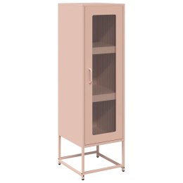  Komoda wysoka różowa 36x39x123 cm Stal walcowana na zimno Lumarko! Lumarko!
