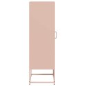  Komoda wysoka różowa 36x39x123 cm Stal walcowana na zimno Lumarko! Lumarko!