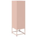  Komoda wysoka różowa 36x39x123 cm Stal walcowana na zimno Lumarko! Lumarko!