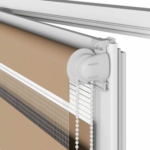 Roleta zebra, 125x200 cm, szerokość tkaniny 120,9 cm, poliester Lumarko! Lumarko!