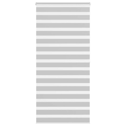  Roleta zebra, jasnoszara, szerokość tkaniny 95,9 cm, poliester Lumarko! Lumarko!