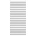 Roleta zebra, jasnoszara, szerokość tkaniny 95,9 cm, poliester Lumarko! Lumarko!