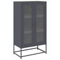 Komoda wysoka Antracyt 68x39x123 cm Stal Lumarko! Lumarko!
