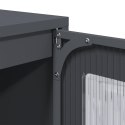 Komoda wysoka Antracyt 68x39x123 cm Stal Lumarko! Lumarko!
