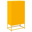 Komoda wysoka Musztardowo-żółta 68x39x123 cm Stal Lumarko! Lumarko!