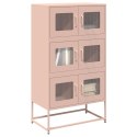  Komoda wysoka różowa 68x39x123 cm stalowa Lumarko! Lumarko!