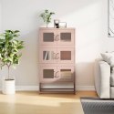  Komoda wysoka różowa 68x39x123 cm stalowa Lumarko! Lumarko!