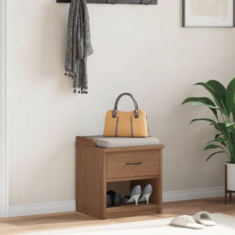  Ławka do przedpokoju "SANDNES" 45x40x50 cm lite drewno sosnowe Lumarko! Lumarko!