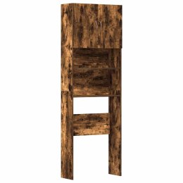 Szafka pod pralkę dąb wędzony 64x24x190 cm Drewno klejone Lumarko! Lumarko!