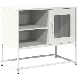  Szafka pod telewizor, biała, 68x39x60,5 cm, stalowa Lumarko! Lumarko!
