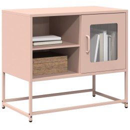  Szafka pod telewizor, różowa, 68x39x60,5 cm, stalowa Lumarko! Lumarko!