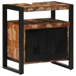  Szafka pod umywalkę łazienkową 55x35x60cm lite drewno odzyskane Lumarko! Lumarko!
