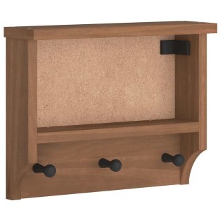  Wieszak ścienny na ubrania SANDNES 45x12x35cm Drewno lite Sosna Lumarko! Lumarko!